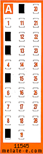 Volante ganador del sorteo 11545 de Chispazo