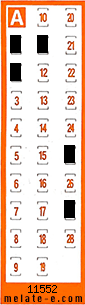 Volante ganador del sorteo 11552 de Chispazo