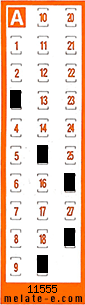 Volante ganador del sorteo 11555 de Chispazo