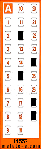 Volante ganador del sorteo 11557 de Chispazo