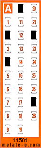 Volante ganador del sorteo 11581 de Chispazo
