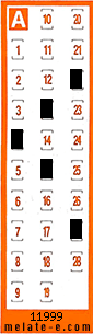 Volante ganador del sorteo de Chispazo con fecha del lunes  11 de mayo de 2026
