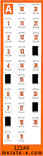 Volante ganador del sorteo 12144 de Chispazo