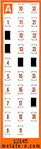 Volante ganador del sorteo 12145 de Chispazo