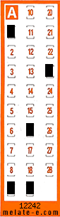 Volante ganador del sorteo 12242 de Chispazo