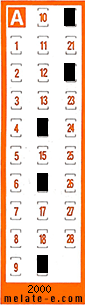 Volante ganador del sorteo 2000 de Chispazo