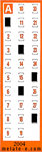 Volante ganador del sorteo 2004 de Chispazo