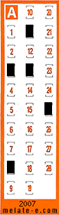 Volante ganador del sorteo 2007 de Chispazo