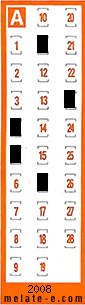 Volante ganador del sorteo 2008 de Chispazo