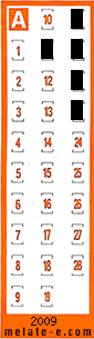 Volante ganador del sorteo 2009 de Chispazo