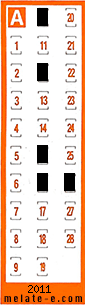 Volante ganador del sorteo 2011 de Chispazo