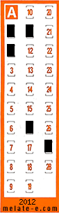 Volante ganador del sorteo 2012 de Chispazo