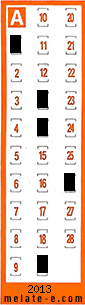 Volante ganador del sorteo 2013 de Chispazo