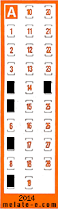 Volante ganador del sorteo 2014 de Chispazo