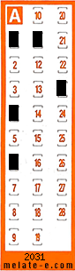 Volante ganador del sorteo 2031 de Chispazo
