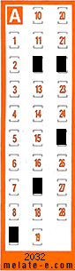 Volante ganador del sorteo 2032 de Chispazo