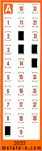 Volante ganador del sorteo 2033 de Chispazo