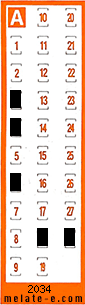 Volante ganador del sorteo 2034 de Chispazo
