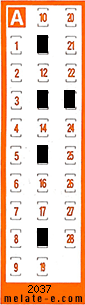 Volante ganador del sorteo 2037 de Chispazo