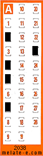 Volante ganador del sorteo 2038 de Chispazo