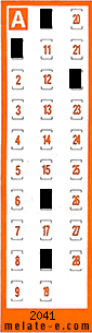Volante ganador del sorteo 2041 de Chispazo