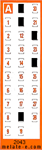 Volante ganador del sorteo 2043 de Chispazo