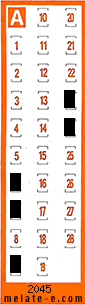 Volante ganador del sorteo 2045 de Chispazo