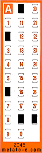 Volante ganador del sorteo 2046 de Chispazo