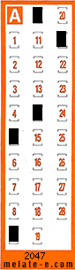 Volante ganador del sorteo 2047 de Chispazo