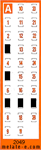 Volante ganador del sorteo 2049 de Chispazo