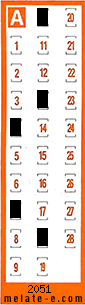 Volante ganador del sorteo 2051 de Chispazo