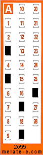 Volante ganador del sorteo 2055 de Chispazo
