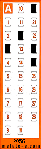 Volante ganador del sorteo 2056 de Chispazo