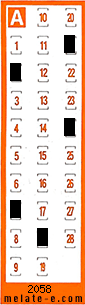Volante ganador del sorteo 2058 de Chispazo