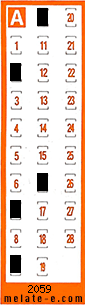 Volante ganador del sorteo 2059 de Chispazo