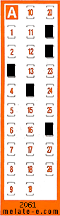 Volante ganador del sorteo 2061 de Chispazo