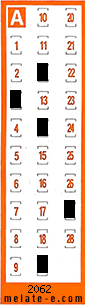 Volante ganador del sorteo 2062 de Chispazo