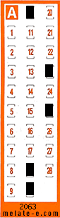 Volante ganador del sorteo 2063 de Chispazo