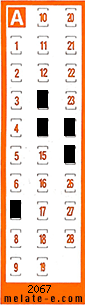 Volante ganador del sorteo 2067 de Chispazo