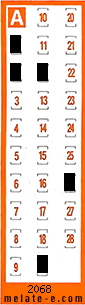 Volante ganador del sorteo 2068 de Chispazo