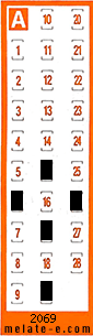 Volante ganador del sorteo 2069 de Chispazo