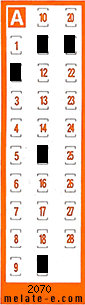 Volante ganador del sorteo 2070 de Chispazo