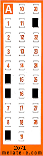 Volante ganador del sorteo 2071 de Chispazo