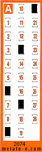 Volante ganador del sorteo 2074 de Chispazo
