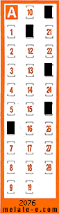Volante ganador del sorteo 2076 de Chispazo
