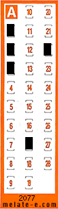 Volante ganador del sorteo 2077 de Chispazo