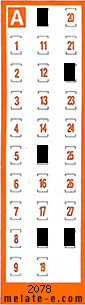 Volante ganador del sorteo 2078 de Chispazo
