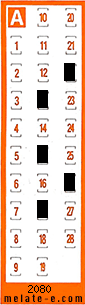 Volante ganador del sorteo 2080 de Chispazo