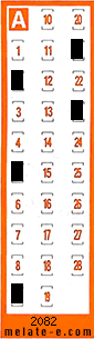 Volante ganador del sorteo 2082 de Chispazo