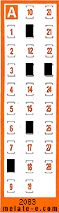 Volante ganador del sorteo 2083 de Chispazo